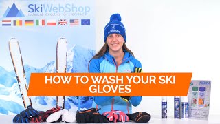 How do I wash my ski gloves  SkiWebShop [upl. by Vershen]