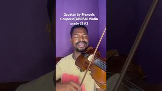 Gavotte by Francois Couperin ABRSM Violin grade 2 A2 [upl. by Lamej]