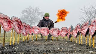 This Is How Fish Was Fried 3000 Years Ago Delicious Life In A Mountain Village [upl. by Atrice342]