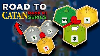 TOP 35 Catan Gameplay  Catan Pro Climbs the Ladder [upl. by Mitzie831]