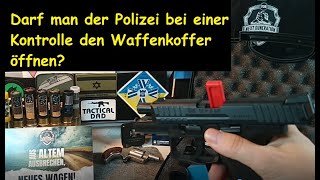 Macht man sich strafbar wenn man der Polizei den Waffenkoffer öffnet Mythen vom Waffengesetz [upl. by Pinsky]