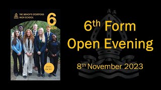 The Bishops Storford High School 6th Form Open Evening Presentation 8112023 [upl. by Aynek]