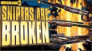 Snipers are BROKEN in Borderlands 3  Hidden Damage amp Sniper Math [upl. by Torrey808]