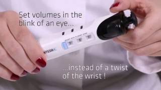 INTEGRA EVOLVE Manual Pipettes  How to adjust volume [upl. by Inatirb]