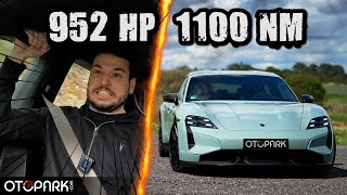 YENİ Porsche Taycan Turbo S  952 beygirlik elektrikli canavar  Otoparkcom [upl. by Aninat]