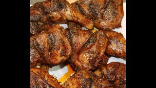 Cuisse de poulet braisé au four  Baked chicken thigh [upl. by Lleksah]