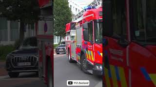 BRANDWEER Vilvoorde met spoed naar WONINGBRAND brandweer belgium ytshorts shorts fire belgië [upl. by Let528]