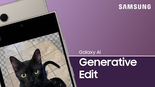 Use Generative Edit on Galaxy S24 series to transform your photos with Galaxy AI  Samsung US [upl. by Arihaj277]