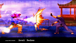 Akuma vs Mr Karate 2nd  MUGEN 1vs1 [upl. by Eissed555]