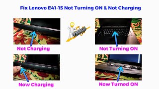 How to Fix Lenovo E4115 Laptop Not Turning ON amp Not Charging [upl. by Mano608]