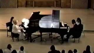 Hungarian Rhapsody 2 Friska 2piano  Liszt [upl. by Anitsirk916]