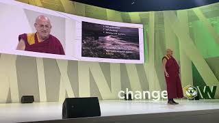 Conférence de Matthieu Ricard filmée par Hermès Garanger lors du Salon quotChange Nowquot en 2023 [upl. by Yeslaehc543]