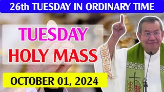 ✅DAILY HOLY MASS LIVE TODAY  400 AM TUESDAY OCTOBER 01 2024  TUESDAY of week 26 in Ordinary Time [upl. by Leuqar]