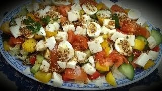 Новый Праздничный Салат quotКоролевскийquot Очень вкусный с сыром Моцарелла 2020 [upl. by Nivlac]