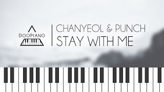 Goblin OST 찬열 Chanyeol 펀치 Punch  Stay With Me Piano Cover [upl. by Ssilb]