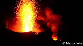 STROMBOLI IN ERUPTION October 2018 [upl. by Vorster]