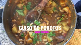 GUISO DE POROTOS BIEN RICO Y FACIL IDEAL PARA EL FRIO  MENU DEL DIA 6  Maxi Cocina [upl. by Andrew]