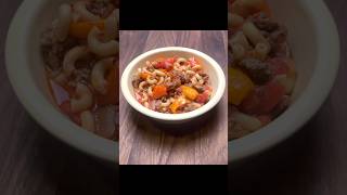 How to Make Goulash aka American Chop Suey onepotmeal easyrecipe fallrecipes highprotein [upl. by Pena]