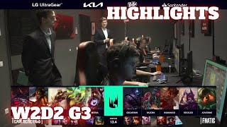 TH vs FNC  Highlights  Week 2 Day 2 LEC Spring 2023  Team Heretics vs Fnatic W2D2 [upl. by Gnuj]