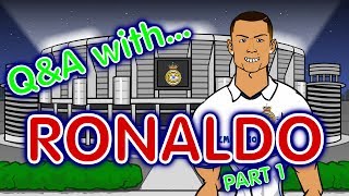 QampA with RONALDO Part 1 Cristiano Ronaldo Parody [upl. by Aislehc]