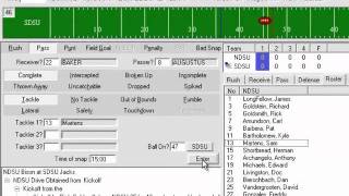 DakStats Football  PlaybyPlay InGame Entry [upl. by Esital]