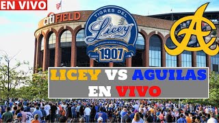 AGUILAS VS LICEY EN VIVO LA PREVIA CHOQUE DE TITANES beisbol baseball mlb licey mets [upl. by Federico]