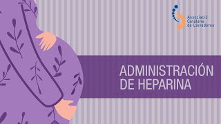 Administración de heparina [upl. by Anaujat]