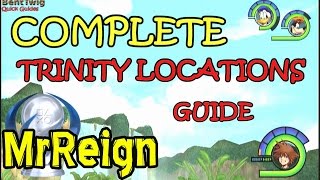 Kingdom Hearts 15 HD  Final Mix  Complete TRINITY LOCATIONS Guide  BEST FRIENDS  Trophy [upl. by Sutniuq]