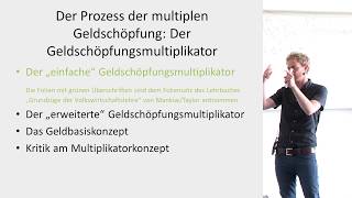 Der Geldmengenmultiplikator 138 [upl. by Rutra709]