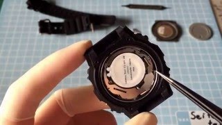 GSHOCKの電池交換 [upl. by Gus338]