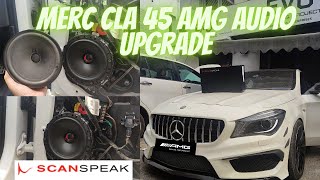 Mercedes Benz CLA 45 AMG Audio Upgrade  SCAN SPEAK  EVO BLR  Auto Craze [upl. by Jacqueline]