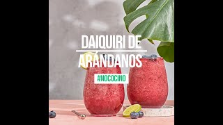 Daiquiri de arándanos  Receta simple refrescante y queda delicioso [upl. by Filide]