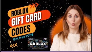 Get New Roblox Gift Card Giveaway FREE ROBLOX 100  🤑 [upl. by Sellers]