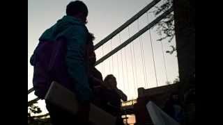 Bastille Sleepsong acoustic Clifton Suspension Bridge Bristol [upl. by Eibur]