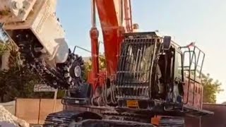 Excavator Rock Wheeltruck Construction Vehicletrending videomillethvlogs855 [upl. by Nezah362]