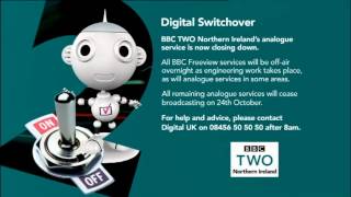 BBC Two NI Analogue Shutdown [upl. by Santa]