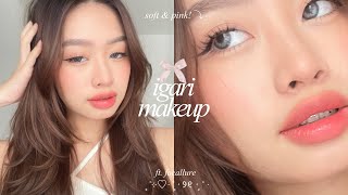 grwm igari makeup 🎀 ft focallure beginner amp budget friendly [upl. by Portingale761]