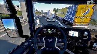 POV Truck Driving Scania  ETS 2 Gameplay  4k ETS2 Gameplay  Realistic Graphics [upl. by Ilrac]