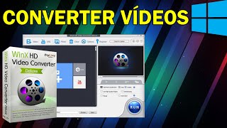 Como Converter Vídeos com rapidez e Alta Qualidade  WinX HD Video Converter Deluxe [upl. by Nyluqcaj]