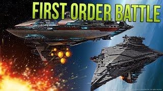 FIRST ORDER FLEET vs OLD REPUBLIC  STAR WARS Empire at War [upl. by Iain]