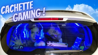 🕹 CACHETTE secrète GAMING dans la voiture  KIARA PARIS 🕹 [upl. by Jarv]