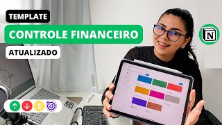 TEMPLATE DE CONTROLE FINANCEIRO ATUALIZADO [upl. by Eellek330]