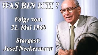 Was bin ich mit Robert Lembke vom 21 Mai1968  Stargast Josef Neckermann [upl. by Tik]