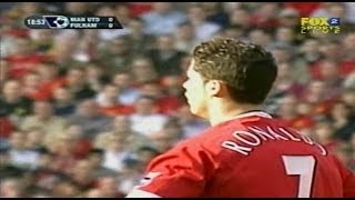 Cristiano Ronaldo Vs Fulham Home 19032005 [upl. by Corrine]