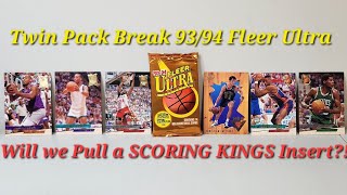 9394 Fleer Ultra Pack Break the Scoring Kings Hunt PackBreak Fleer SportsCards 90s BasketBall [upl. by Ibib]