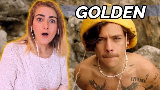 GOLDEN  Harry Styles Reaction [upl. by Arikahc235]