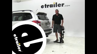 etrailer  Test Fit Thule Hitching Post Pro Bike Rack for 4 Bikes on a 2015 Subaru Forester [upl. by Ahset]