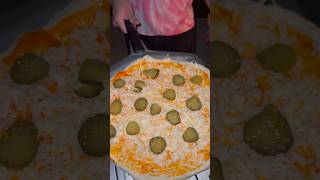 Pickle pizza 🍕 Oonihq ooni pizza pickle cheese oven dough pizzaoven [upl. by Prescott]