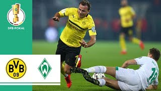 Borussia Dortmund vs Werder Bremen 57 Pen  Highlights  DFBPokal 201819  Round of 16 [upl. by Arracat]