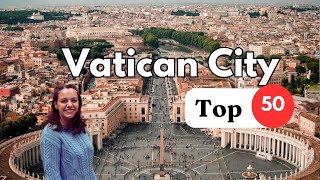 Top 50 Places to Visit in Vatican City  4K  Holly See [upl. by Pytlik]